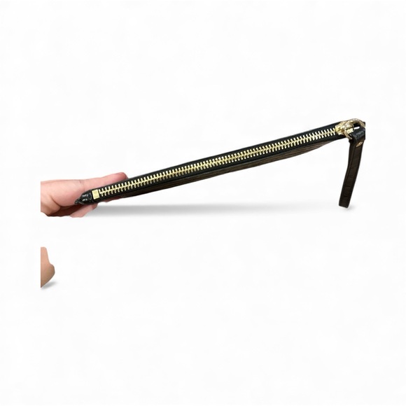 Michael Kors Black Croc-Embossed Wristlet - Picture 4 of 5